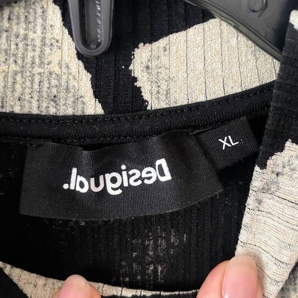 Desigual Manifesto Midi Dress size XL - RUNS SMALL - Picture 7 of 10